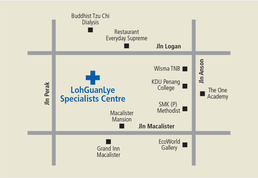 Loh Guan Lye Specialists Centre - Map