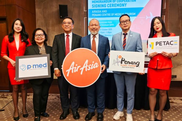 Kerjasama PMED, AirAsia perkukuh P.Pinang sebagai destinasi pelancongan perubatan