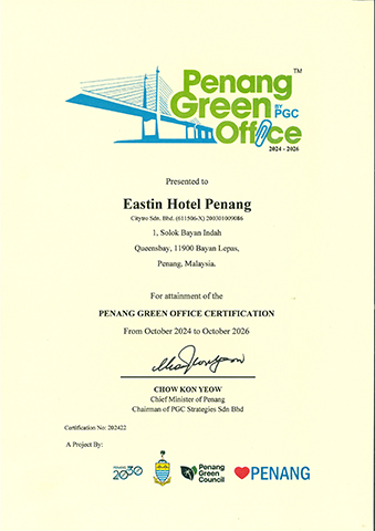 eastin-hotel-go-green